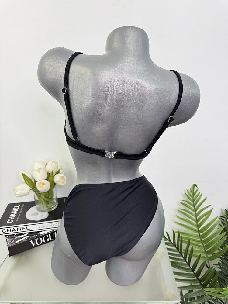 Costum de baie doua piese sutien cu burete 38 - imagine 2