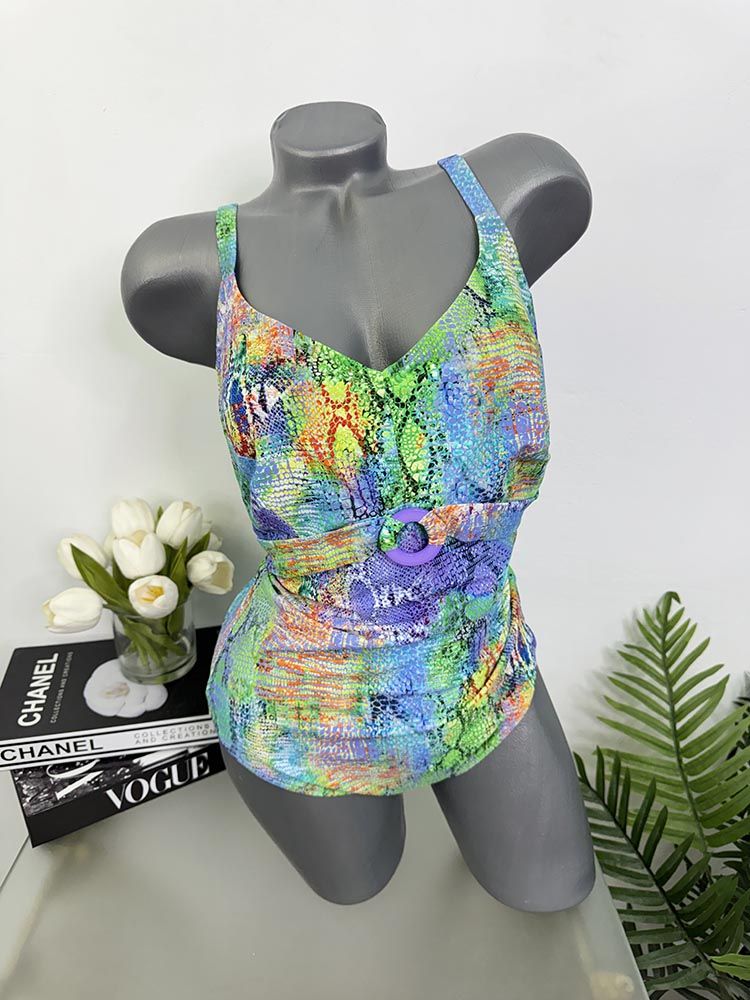 Costum de baie intreg sutien fara burete Lidea 46