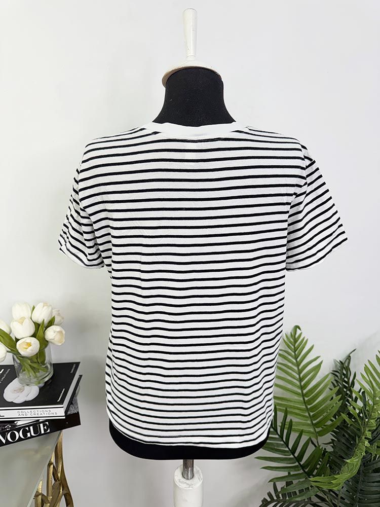 Tricou bumbac H&M M - imagine 2