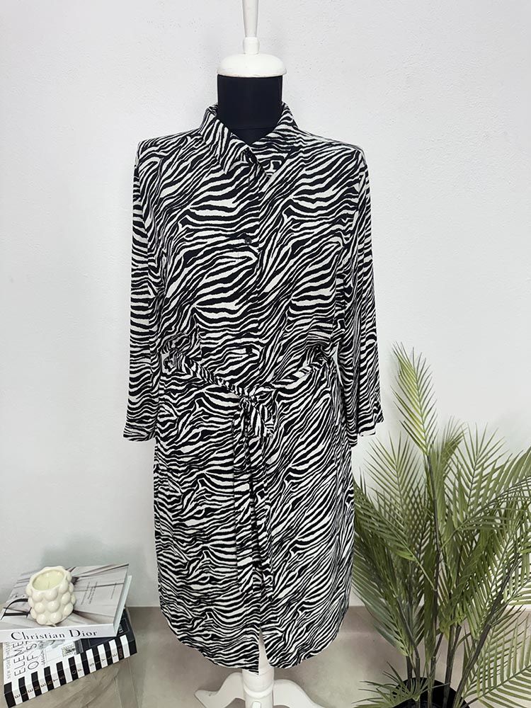Rochie calitativa tip camasa vascoza Anna 40