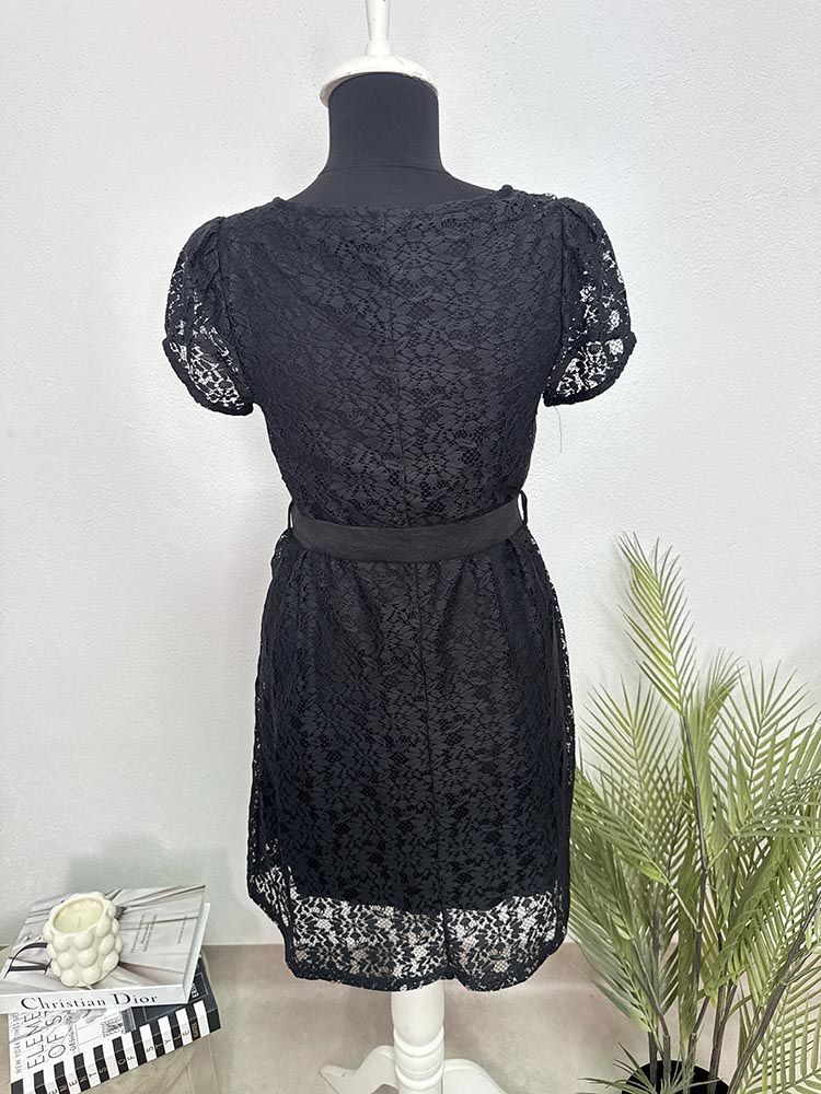 Rochie calitativa din dantela bpc collection cu curea inclus 32/34 - imagine 2