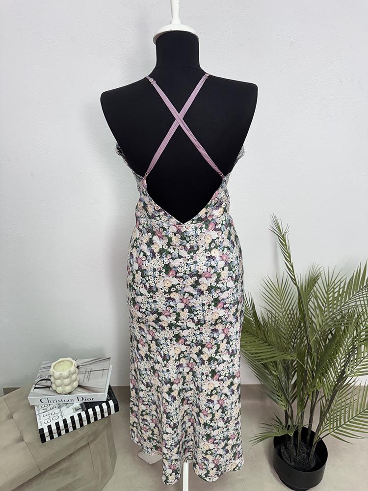 Rochie calitativa cu spate deosebit Primark L - imagine 2