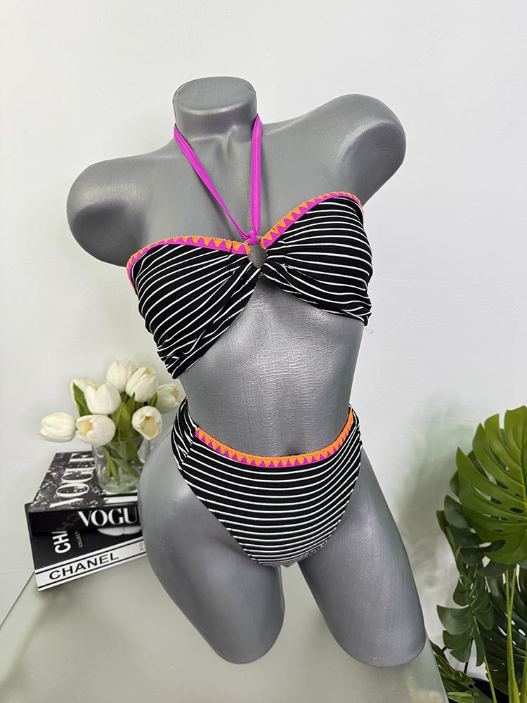 Costum de baie doua piese sutien fara burete 14 cam s-m