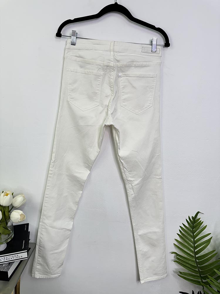 Blugi skinny regular waist H&M 28 - imagine 2
