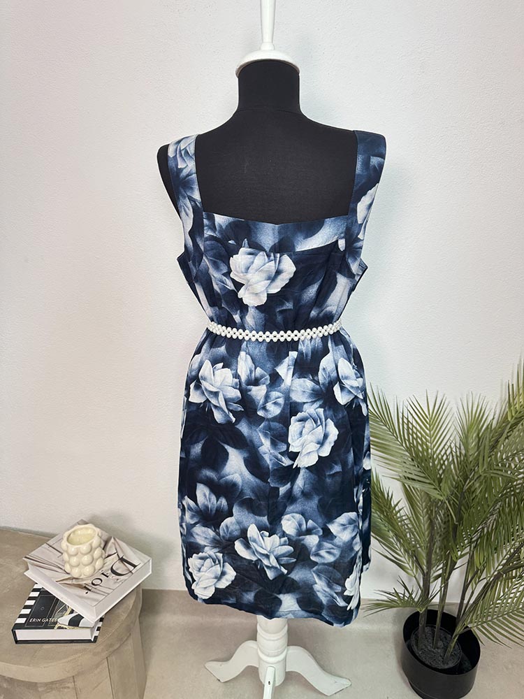 Rochie calitativa cu buzunare bumbac Anna CLUB 46 - imagine 2