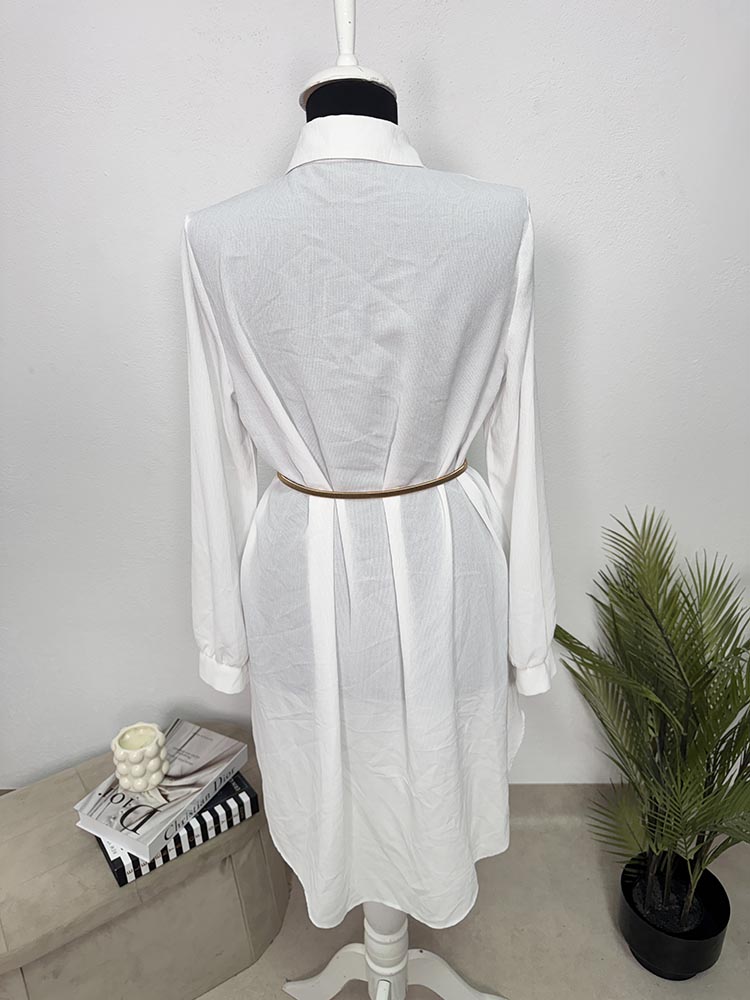 Rochie calitativa tip camasa S-M - imagine 2