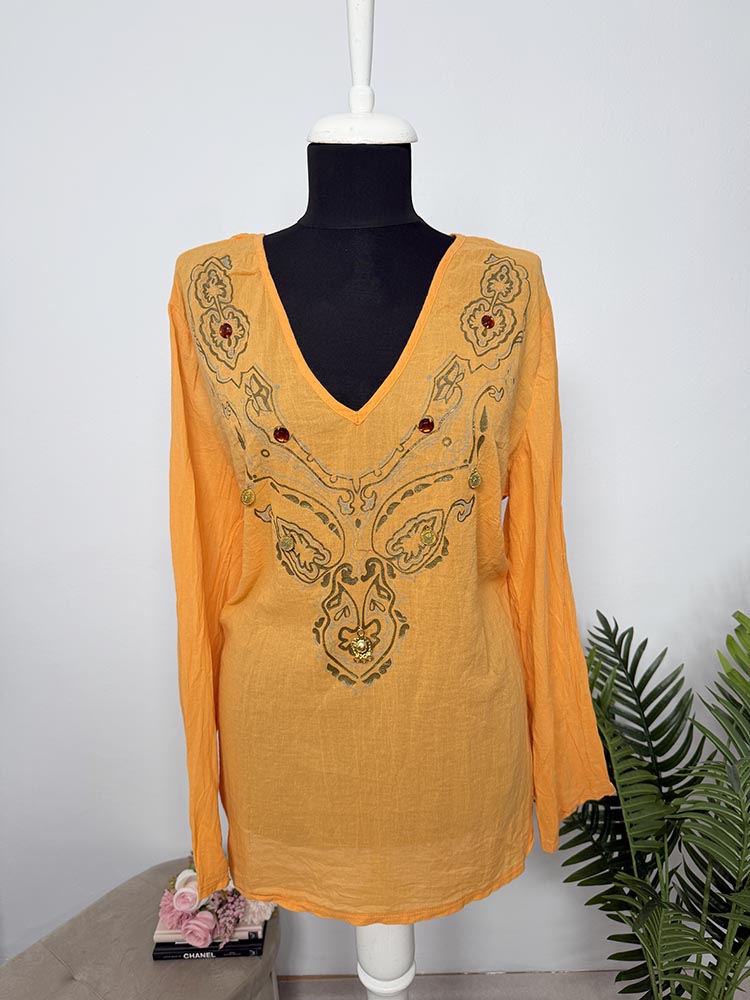 Bluza transparenta cam L