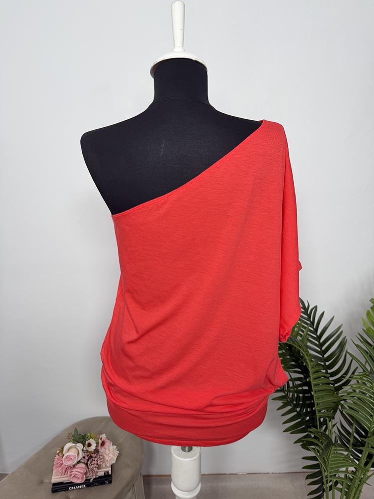 Bluza cu un umar gol Terranova L - imagine 2