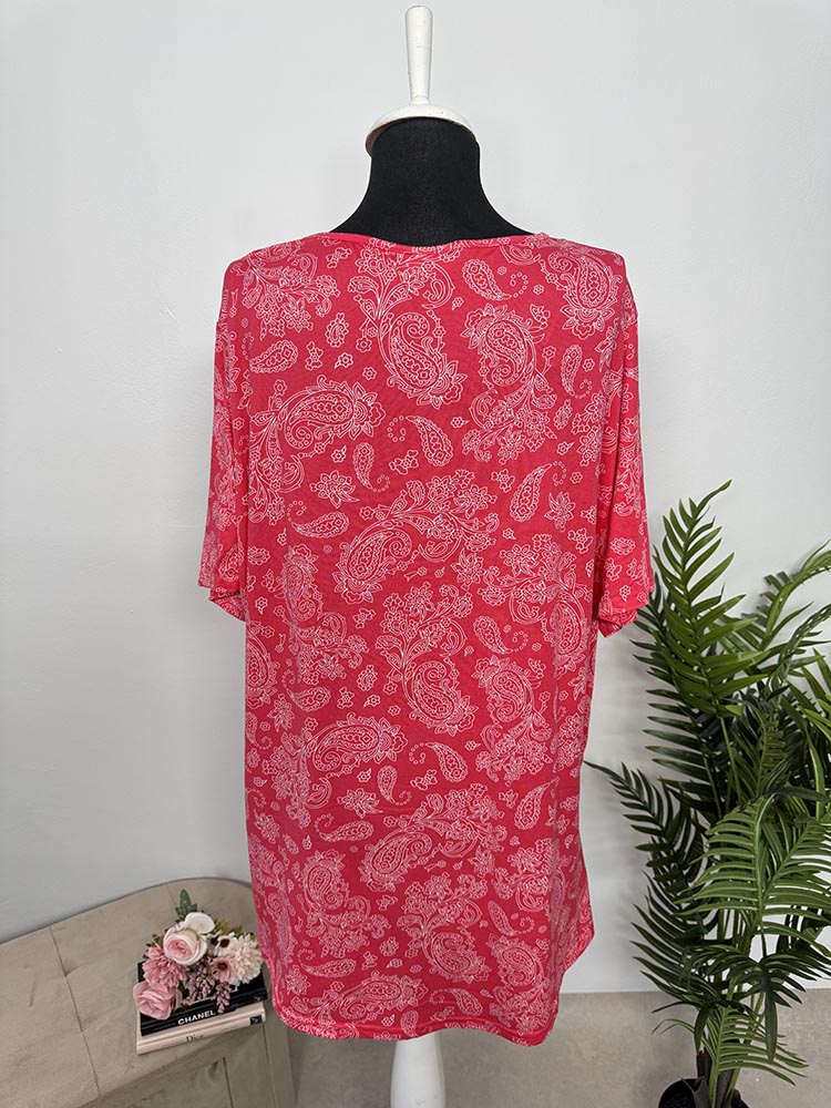 Tricou oversize lung Janina 52-54 - imagine 2