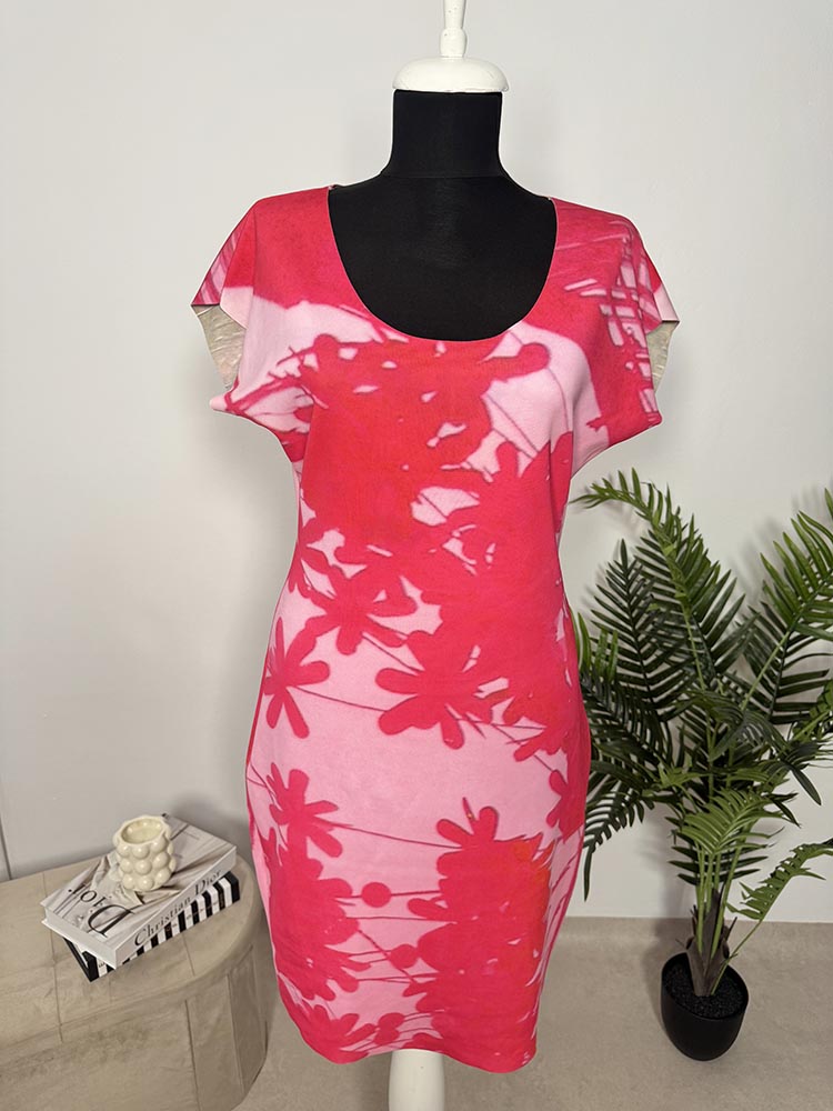 Rochie calitativa cu doua fete ANIMAPOP Cam M