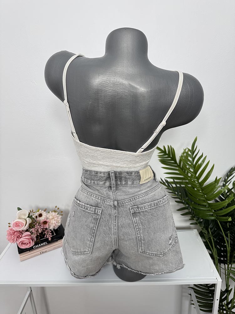 Pantaloni scurti blugi Stradivarius 38 - imagine 2