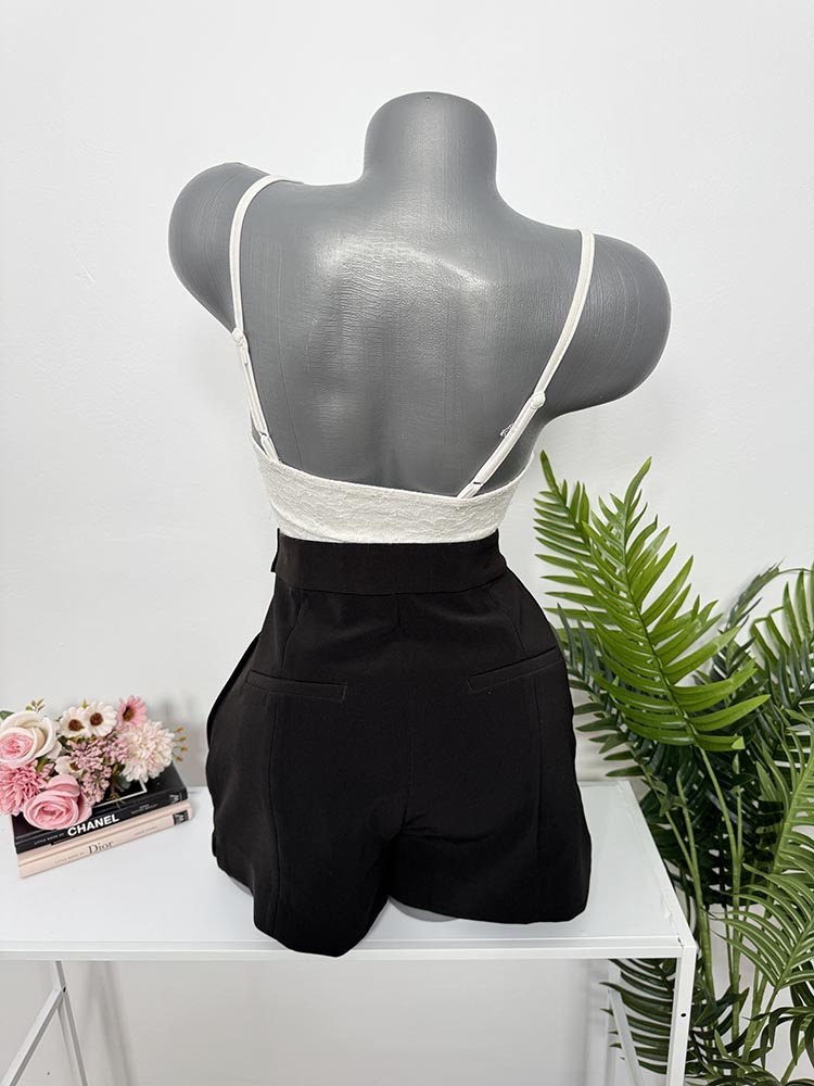 Pantaloni scurti office H&M 38 - imagine 2