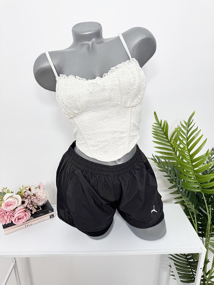 Pantaloni scurti cu colanti sport Puma M