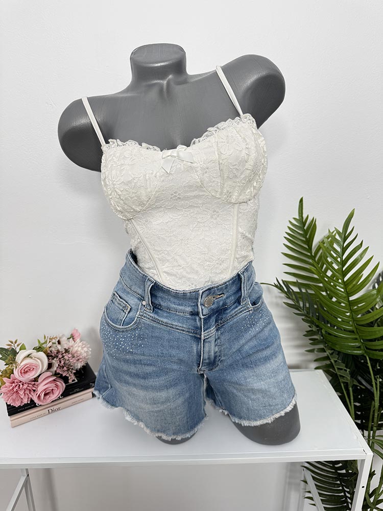 Pantaloni scurti blugi Ms mode 40
