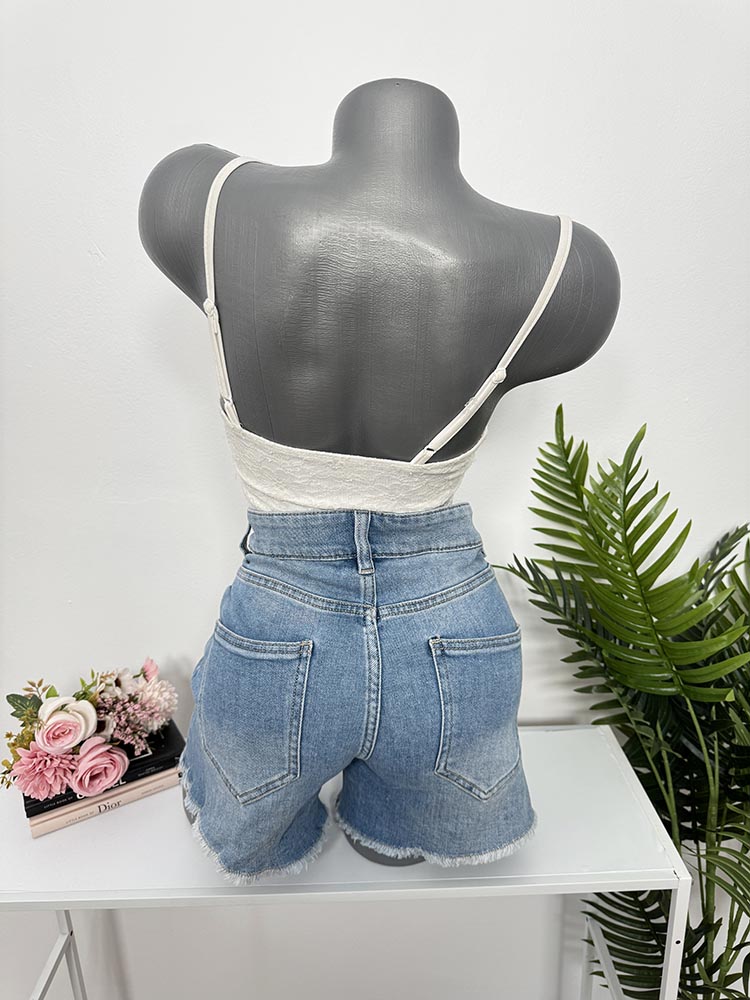 Pantaloni scurti blugi Ms mode 40 - imagine 2