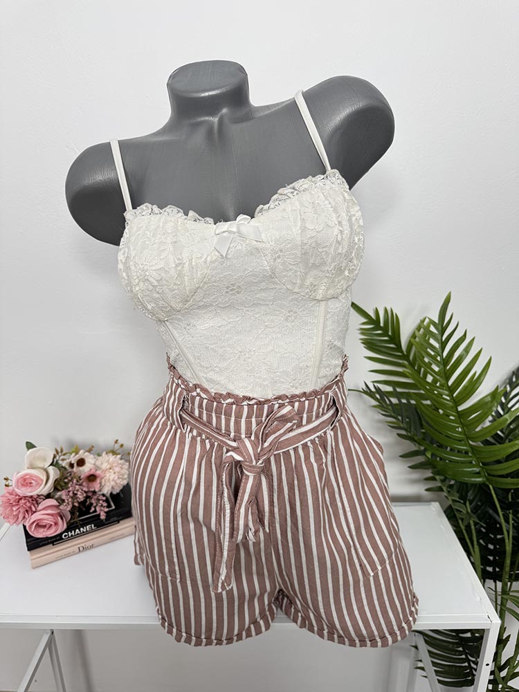 Pantaloni scurti lejeri cu cordon Only 40