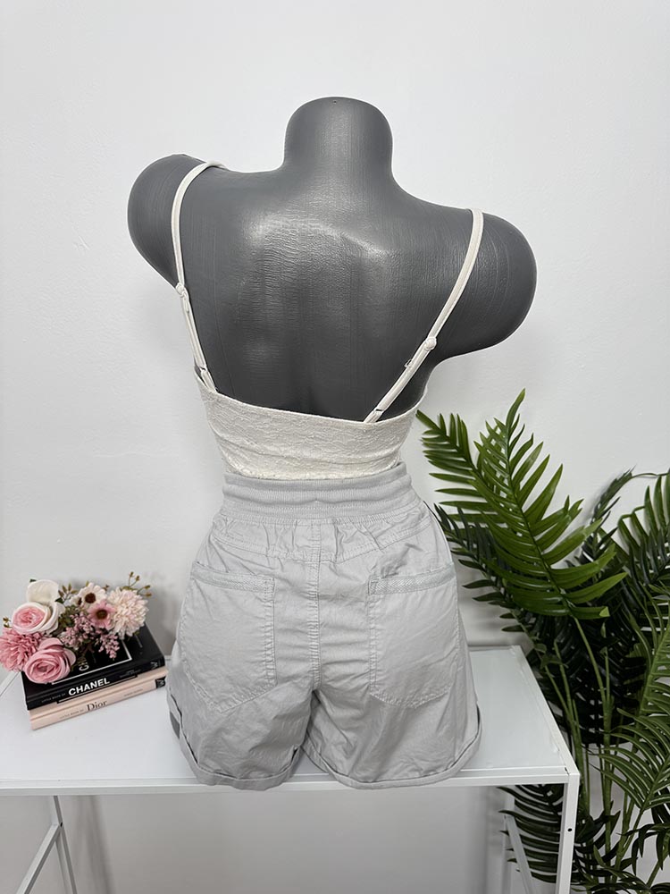 Pantaloni scurti cu snur in talie Everme 38 - imagine 2