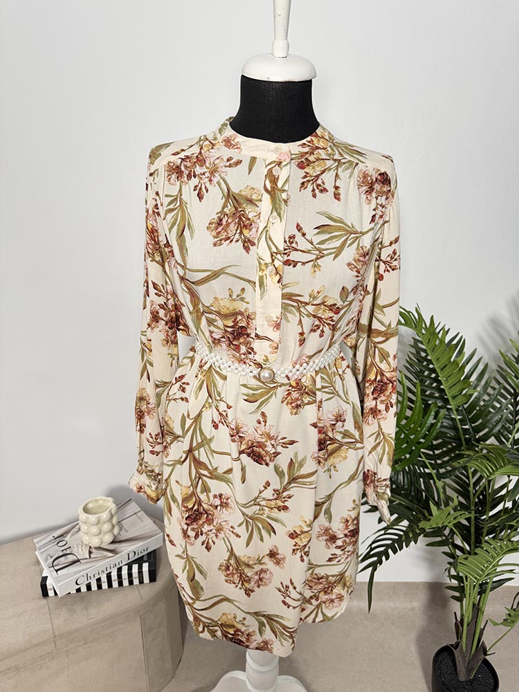 Rochie calitativa cu maneci bufante H&M 44