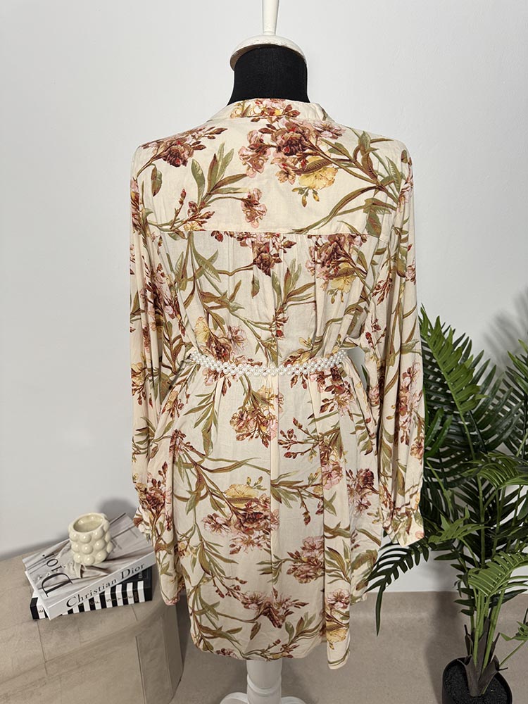 Rochie calitativa cu maneci bufante H&M 44 - imagine 2