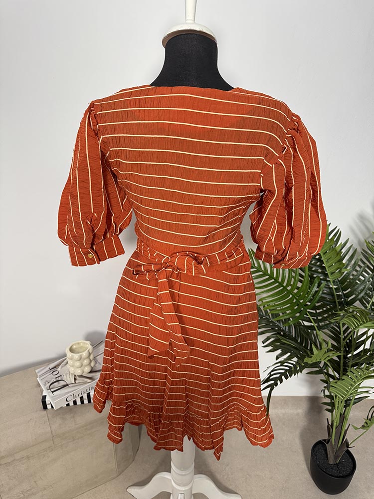 Rochie calitativa cu maneci bufante Scotch&Soda S - imagine 2