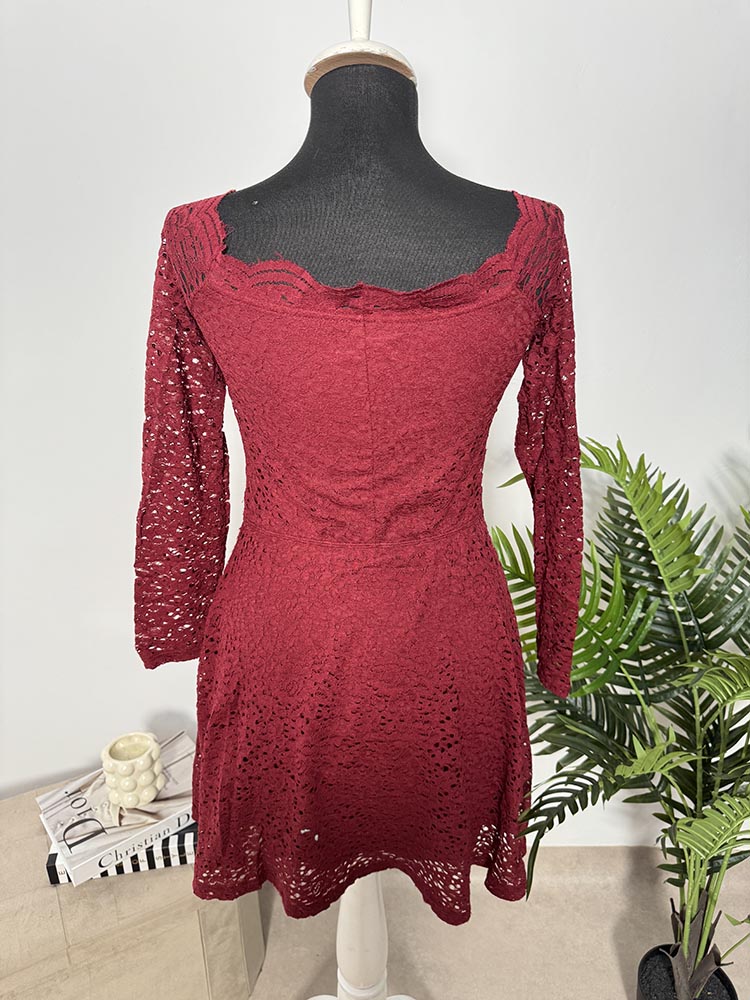 Rochie calitativa din dantela HOLLISTER S - imagine 2