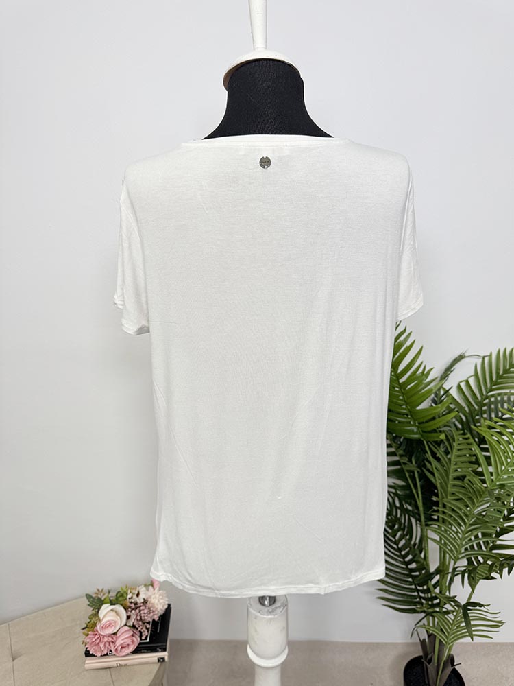 Tricou cu fara satinata Garcia M - imagine 2