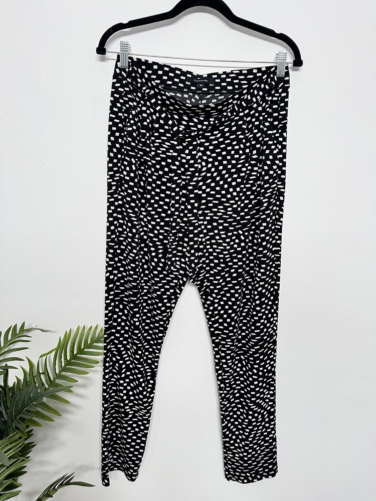 Pantaloni lejeri cu cordon Comma 38