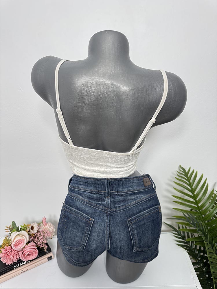 Pantaloni scurti blugi Tally Weilj 38 - imagine 2
