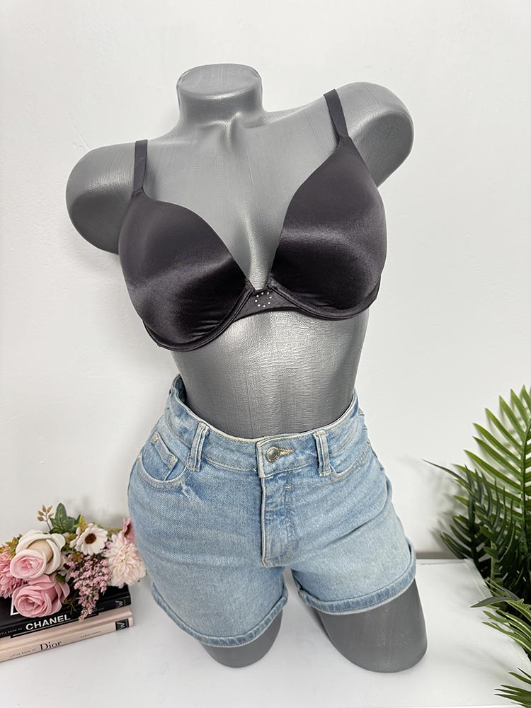 Sutien satinat cu burete Maidenform cam S