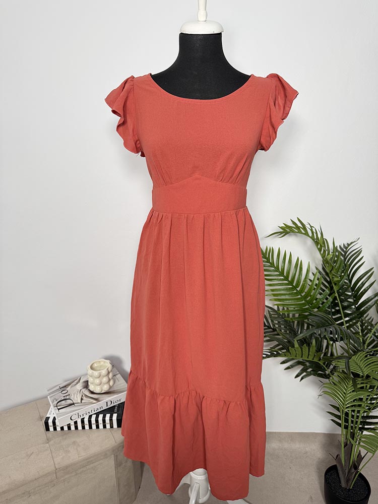 Rochie cu spate deosebit Shein S