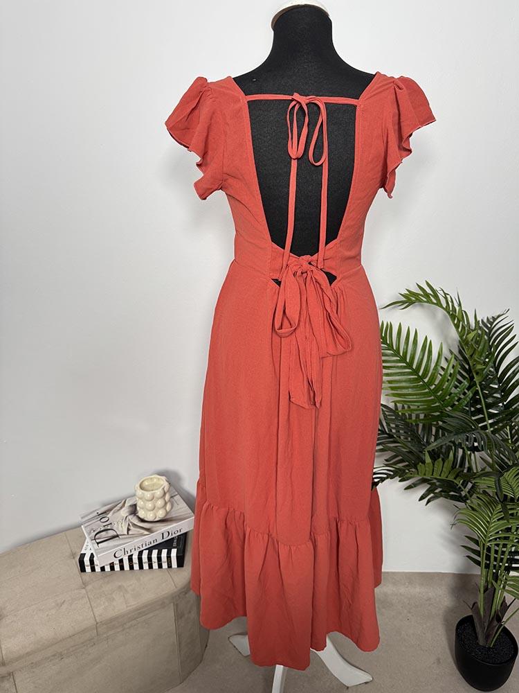 Rochie cu spate deosebit Shein S - imagine 2
