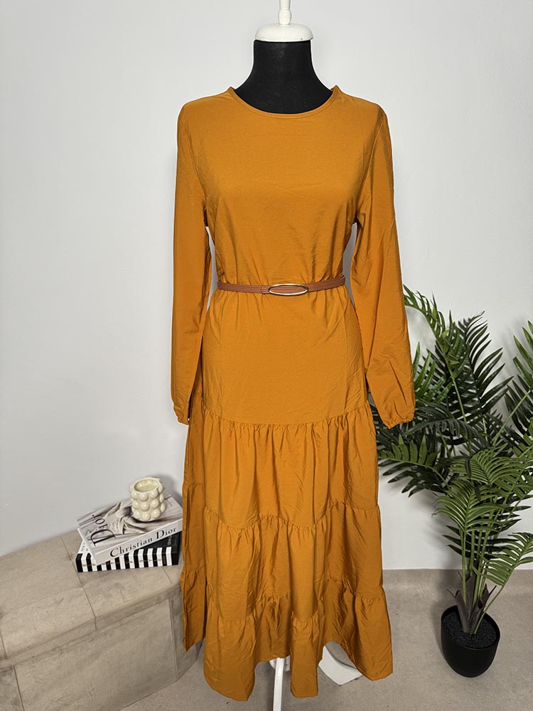 Rochie deosebita cu curea inclus Shein M