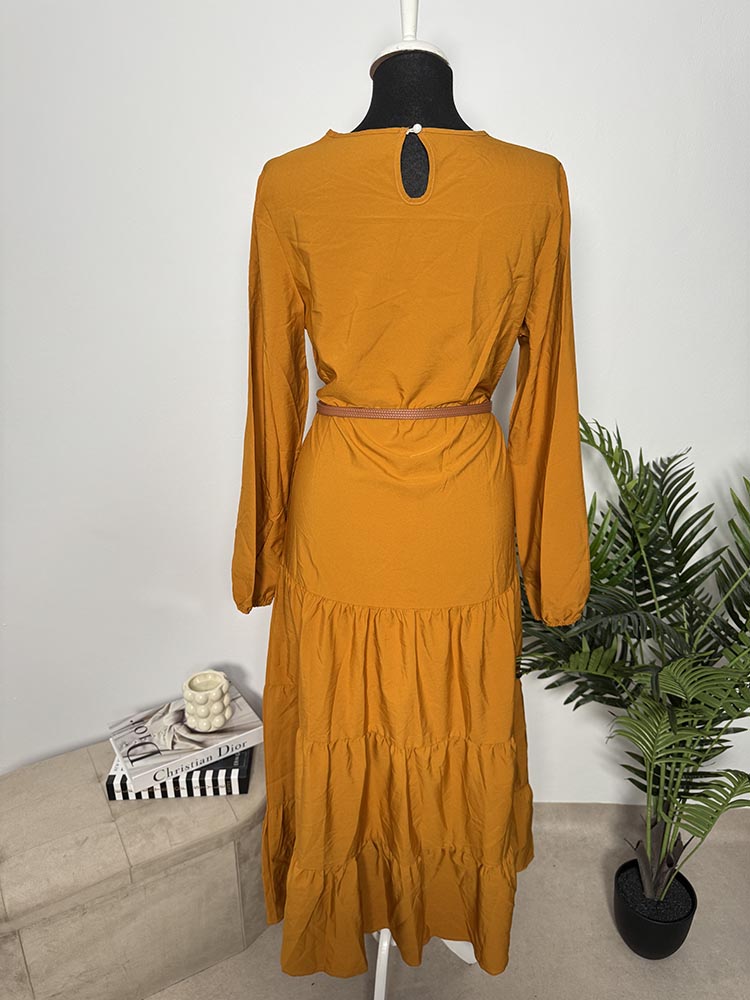 Rochie deosebita cu curea inclus Shein M - imagine 2