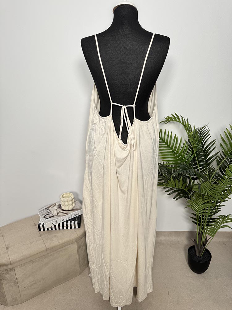Rochie calitativa cu spate deosebit H&M Cam L-XL - imagine 2