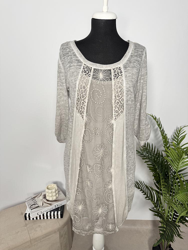 Rochie calitativa cu captuseala Tesini 38