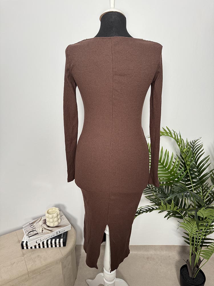 Rochie calitativa tricotata Bershka S - imagine 2