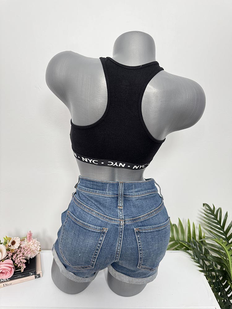 Bustiera sport fara burete H&M 146-152 cam xs-s - imagine 2