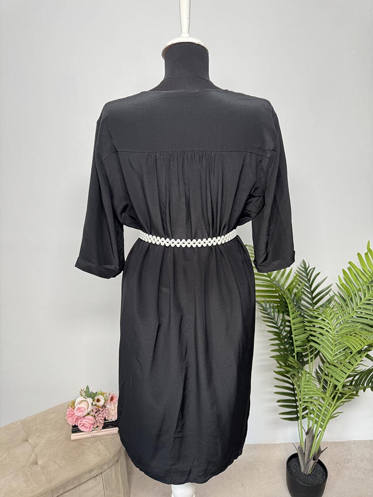 Rochie 100% matase fara curea Seventy 46 - imagine 2