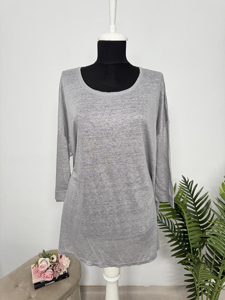 Bluza lunga cu maneci treisfert stralucitoare Helene Fischer 50-52