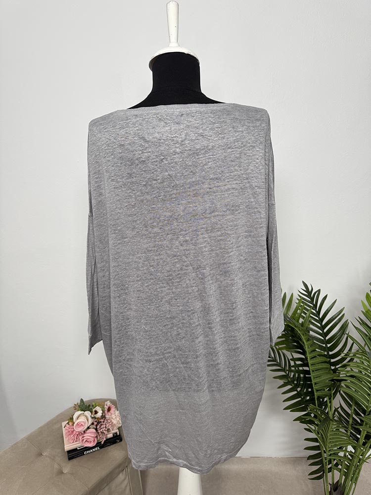 Bluza lunga cu maneci treisfert stralucitoare Helene Fischer 50-52 - imagine 2