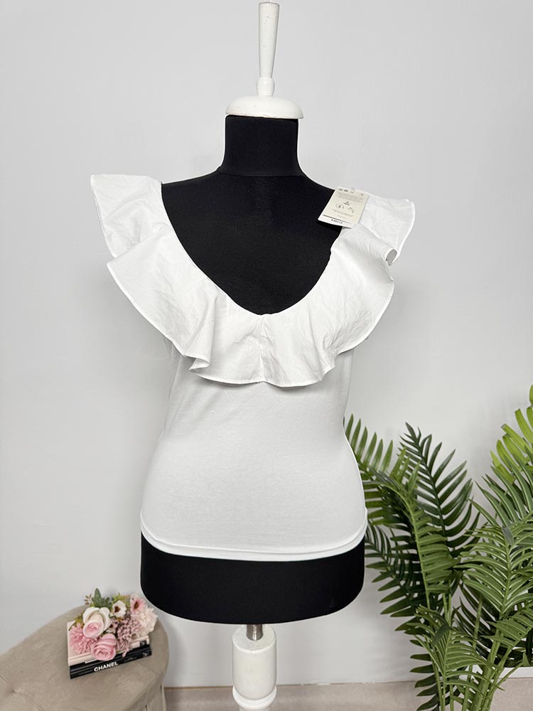 Top cu volanas Mango XS
