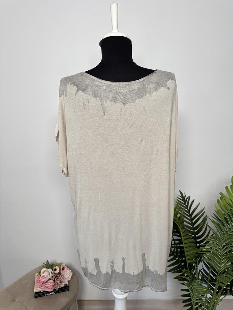Bluza cu maneca scurta cam L - imagine 2