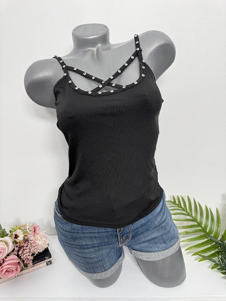 Top cu pietricele S