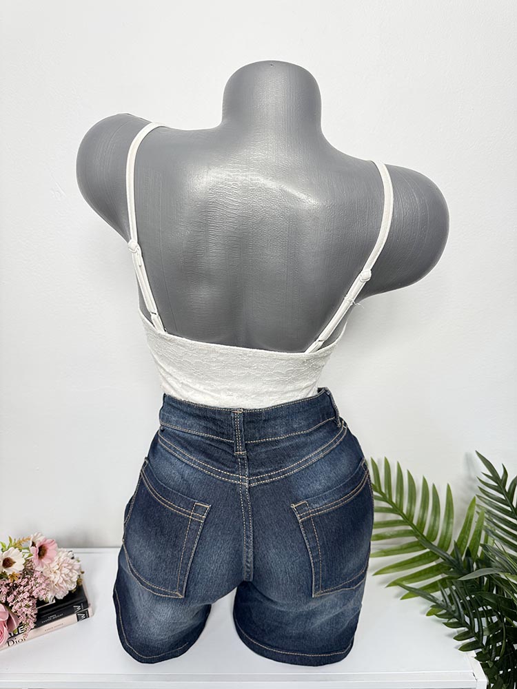 Pantaloni scurti blugi 27 - imagine 2