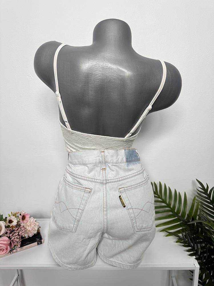 Pantaloni scurti blugi cam S - imagine 2