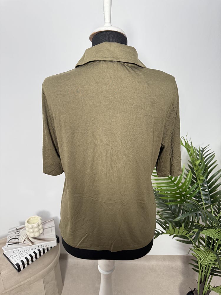 Tricou calitativ tip camasa C&A M - imagine 2