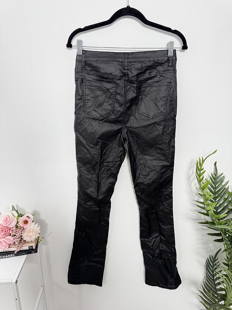 Pantaloni nou imitatie piele 42 - imagine 2