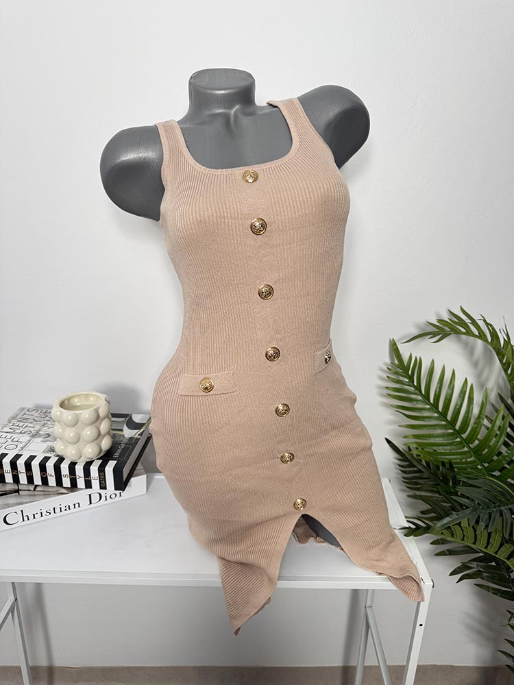 Rochie calitativa tricotata fin MOOCCI -Paris- S-M