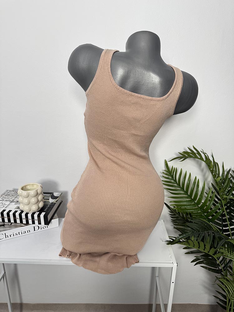 Rochie calitativa tricotata fin MOOCCI -Paris- S-M - imagine 2