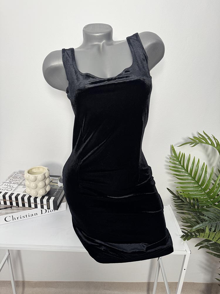 Rochie calitativa din catifea HENNES 36